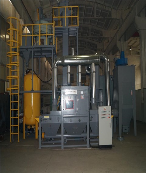 鈦板專用加壓式自動(dòng)噴砂機(jī)